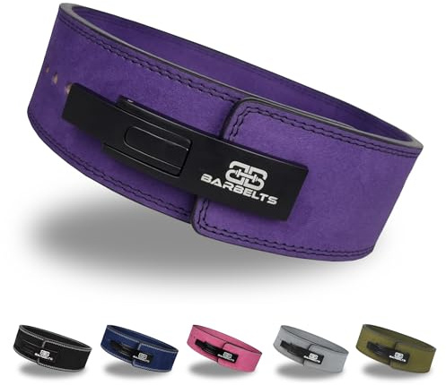 Barbelts Lever Belt 10mm, Powerlift Gürtel, 100% Leder, Gewichtlifting Belt Strap, Gürtel für Krafttraining