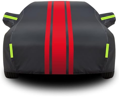 Autoabdeckung Wasserdicht für Mini Cooper 3 Portes 2000-2022,Auto Abdeckplane Atmungsaktiv,Vollgarage Autoplane für mit Reißverschluss und Baumwollfutter