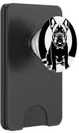 Bulldog francese con chitarra elettrica musicista chitarrista PopSockets PopWallet per MagSafe
