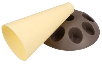 ELAYARD Sturdy Plastic Piping Bag Holder Cake Tool Decorator Nozzle Stand for Home Shop