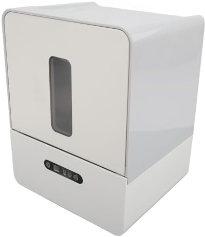 Automatischer Papiertuchspender mit berührungsloser Sensorik und 3-stufiger Papierabgabe, versiegelt & spritzwassergeschützt für Küche, Bad, Toilette für vielbeschäftigte Familien, Büro, Gäste WC