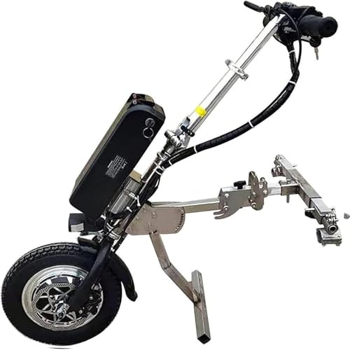 Elektrischer Rollstuhlaufsatz, 500 W Motor mit 65 km Reichweite, 3 Geschwindigkeitsstufen, ideal für verbesserte Mobilität und Outdoor-Aktivitäten