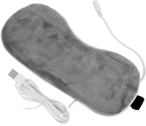 Veemoon Wärme Augenmaske mit USB Dampffunktion Verstellbare Schlafmaske aus Polyester für Trockene Augen und Angenehme Nachtruhe