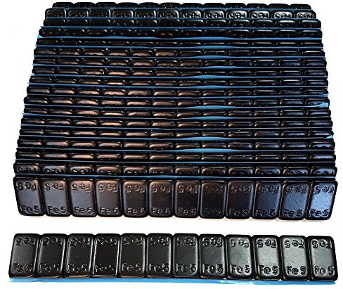 Klebegewichte für Alufelgen Schwarz 100 Stück 12x5g Auswuchtgewichte Set Motorrad Wuchtgewichte PKW Reifen Wuchtgewichte Selbstklebend Bleigewichte Modellbau Reifenwuchtmaschine Stahlfelgen 6kg