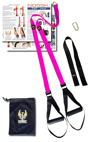 NOSSK TNT Pro Suspension Fitness Trainer (Pink) - Proud to be a USA Company