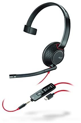 Poly Blackwire 5210, C5210 USB-C - Schnurgebundenes Mono-Headset mit USB-C