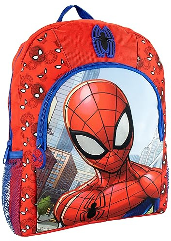 Marvel Sac à dos Spiderman pour garçons et filles | Cartable pour enfants | Sacs à dos pour enfants | Marchandise officielle Spiderman