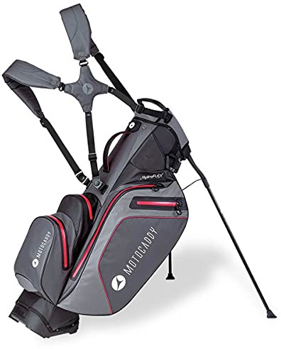Motocaddy 2022 Hydroflex Stand Bag - Charcoal/Red - One Size