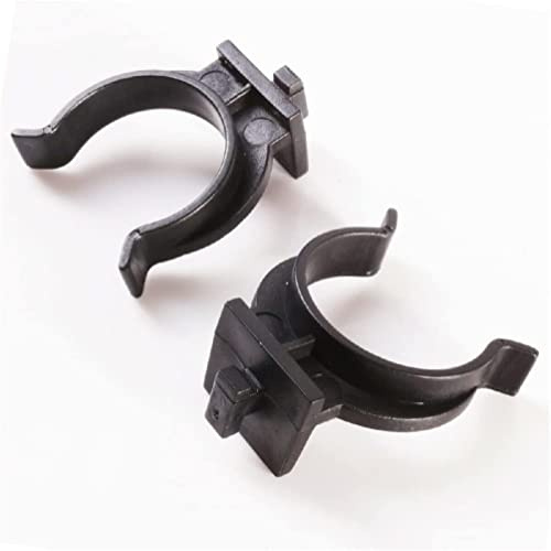 TRTO 10Pcs Black Plinth Clips Cabinet Leg Heavy Duty Bracket Kitchen Kick Board Leg Clips (27mm)