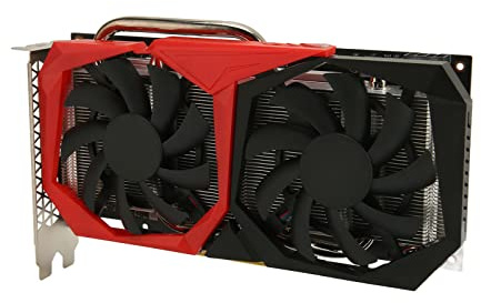 PUSOKEI Tarjetas Gráficas de Computadora RTX 2060 6G GDDR6 192bit con Ventiladores de Refrigeración Dobles, 8K HDR y PCB, Tarjeta Gráfica 7680x4320 para PC de Juegos
