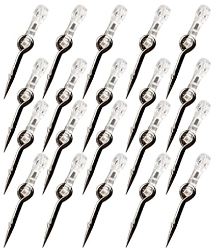 SunaOmni Köder Spike Karpfen Angelhaken Sting Pin mit Widerhaken Gummi Mais Ronnie Hair Rig Karpfenangelhaken Karpfenangeln Köder Spike Karpfenangeln Zubehör 20 STÜCKE