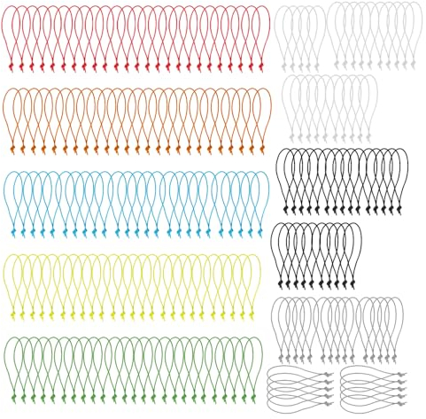 UMCHU Pack of 200 Key Rings, Finger Lanyard, Small Hand Strap, Key Finder and ID Card Sleeves for USB Drive, Key Ring, Wallet, MP3, Camera, Badge