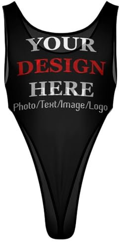 WAFICAC Personalisierte atmungsaktive Turnanzug-Singlet-Unterwäsche für Herren, individueller einteiliger Overall, Hosenträger, Suspensorium, personalisierte Fotounterwäsche für ihn, Freund, Ehemann