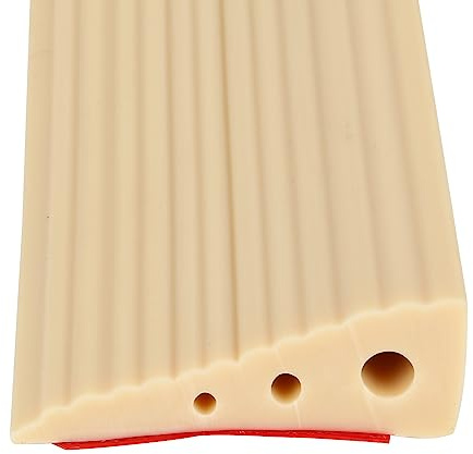 Ausgleichsprofil, Übergangsprofil Selbstklebend, Schwelle Übergangsschiene, Silikon Türschwellenrampe, Schwellenrampe, Rollstuhlrampe für Türöffnungen,Badezimmer (C-Khaki, 6.5 x 2.5 x 100 cm)