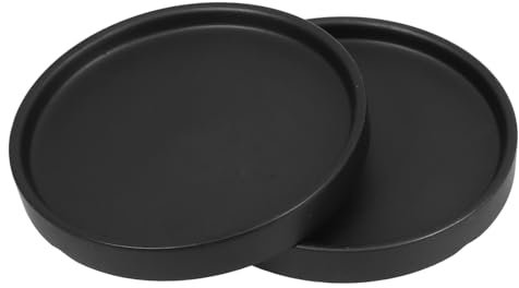 Mipcase Lot De 2 Soucoupes pour Plantes Dintérieur Plateaux en Céramique Bacs À Eau pour Plantes Dintérieur Plateaux pour Pots De Fleurs