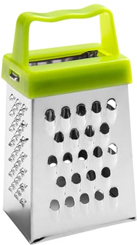 JUCHRZEY Mini-Käsereibe, rutschfester Griff, Obst-Ingwer-Knoblauch-Reibe, multifunktionales Küchen-Kochgerät aus Edelstahl
