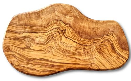 Küchenmaster Olivenholz Schneidebrett 50 cm im Naturschnitt