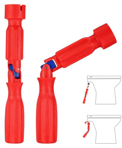 WUSJCOF Llave de instalación para asiento de inodoro, con articulación, llave de reparación, universal, llave de válvula, tornillos, tapa wc, llave escuadra, llave de paso