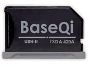 BaseQi UHS-II microSD-Adapter aus Aluminium für MacBook Pro 14 und 16 Zoll (M1 2021 / M2 2022 / M3 2023 / M4 2024)