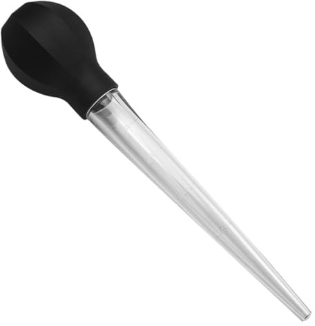 Ipetboom Food-Grade Silicone Turkey Baster Tube with Ergonomic Pump for BBQ and Roasting Dishwasher Safe Meat Injector for Chicken Pork Lamb and Turkey Easy to Clean Kitchen Accessory