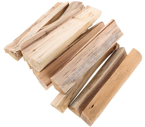 EPIGEIST Legna da Ardere Naturale 22 CM 10 Pezzi per Bracieri da Giardino Legno per Forno Pizza e Affumicatura Cibo per Barbecue All’Aperto e Campeggio