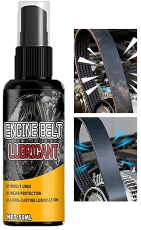 Spray Condizionante per Pelle Auto | Spray Protettivo per il Motore da 100ml - Lubrificante per Cinghie di Trasmissione per Veicoli,Per Officina Garage Esterno Veicoli Sedan SUV