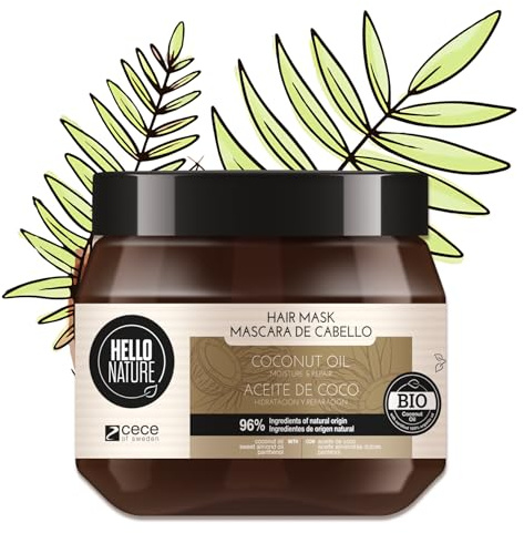 P-Beauty Naturkosmetik Haarmaske mit Kokosöl - Haarkur für trockenes & strapaziertes Haar - Intensive Feuchtigkeit, Repair & Regeneration - Haarpflege für Glanz, Glätte & Geschmeidigkeit (1x250ml)