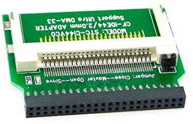 JXSZ x5pcs,Compact Flash CF to Laptop 2.5 IDE 44Pin 44-PIN Bootable Straight Type Female DOM Converter Adapter