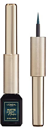 L'Oréal Paris Matte Signature Eyeliner n.04 emaralde, One Size, Vanilla