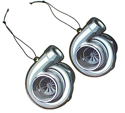 2er Set Tuning Lufterfrischer Duftbaum fürs Auto Air Freshener Design Duft Anhänger (2x Turbo)