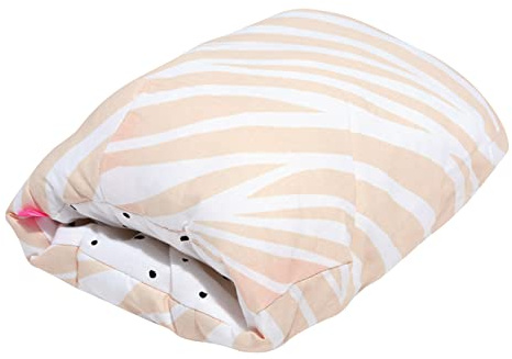 Mother hood Stillmuff Mini Stillkissen Stillrolle für unterwegs und Daheim (Zebra apricot), 20 x 30 x 11 cm, 097/167