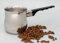 Ilsa Turkish Coffee Pot 500ml (16.91 oz) Turka Cezva Ibrik Cezve Stainless Steel for Induction Hobs with Two Spouts