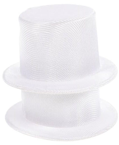 Zerodeko 2 Stück Filz Zylinder Schwarze Mini Filz Zylinder Partyhüte für Weihnachtsfeier Schneemann Puppe Bastelprojekte Dekor