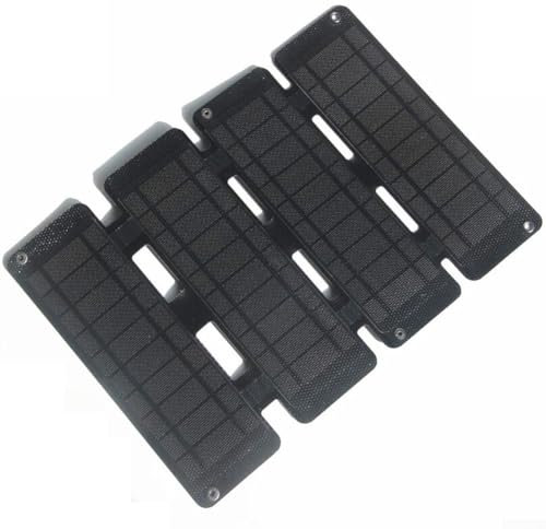 Chargeur solaire pliable 13 W 5 V avec double interface de sortie USB, étanche IPX6, chargeur solaire ultra léger (noir)