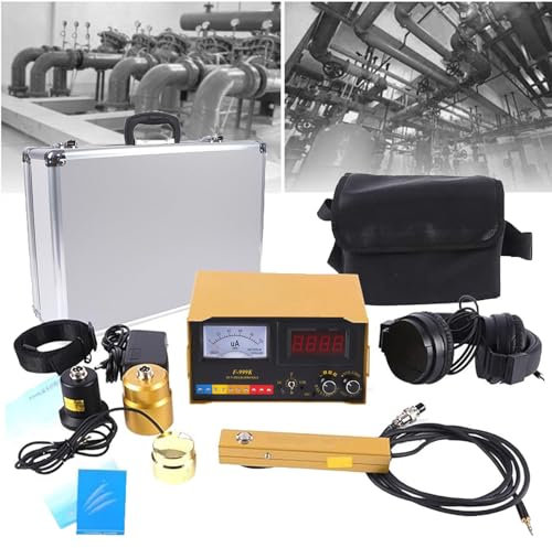 NzEupno Detector De Fugas De TuberíAs De Agua SubterráNeas, Detector De Fugas De CalefaccióN por Suelo Radiante, Sensor GeóFono UltrasóNico De Fugas De Agua, Herramienta De Fontanero