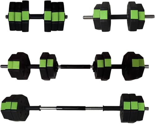 Verstellbares Hantelset 30LB, Hantelset Mit Eisensand & Rutschfestem Griff, Verstellbare Gewichte für Das Heim-Fitnessstudio