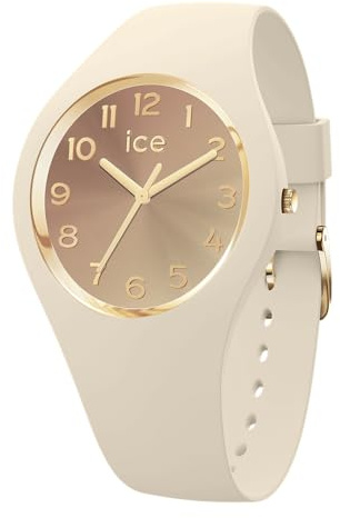 ICE-WATCH - Ice Sunset Almond Cappuccino - Beige Damenuhr mit Silikonarmband - 024985 (Small 37mm)