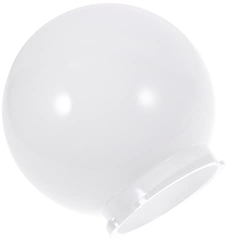 UKCOCO Globo Acrílico Para Lámpara De Exterior Pantalla Esférica De 15 Cm Cubierta Antipolvo E Impermeable Accesorio Para Farola De Jardín 15 00X15 00X15 00Cm