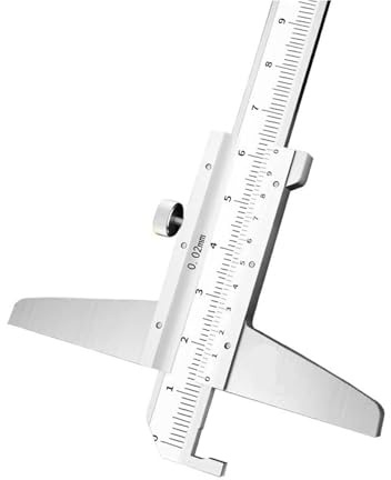 Calibre de profundidad Calibrador de profundidad Vernier de gancho único de 150/200/300 mm, calibradores de metal, herramientas for trabajar la madera(Depth Caliper 0-300)