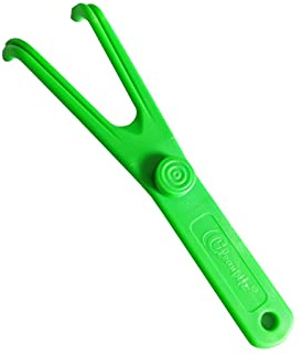 LUCKDANO 1 Support de Fil Dentaire – Hygiène Buccale Essentielle pour un Nettoyage Interdentaire Facile – Plastique Sûr et Durable, Parfait pour les Espaces Restreints, Design Lavable