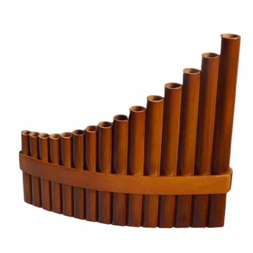 Panflöte – traditionelles Musikinstrument mit 15 Pfeifen für Anfänger, ideal zum Lernen und Aufführen