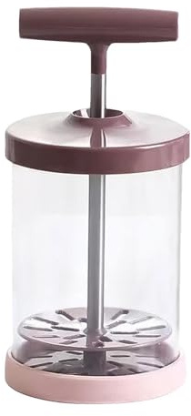 Manueller Sahnespender 200g, Manueller -Schlagsahnespender, Handcremebereiter Aus ABS & 304 Edelstahl, Effizient, Leicht Zu Reinigen, Für Schlagsahne, Mousse, Desserts, Ergonomischer Griff, 8,8x18cm