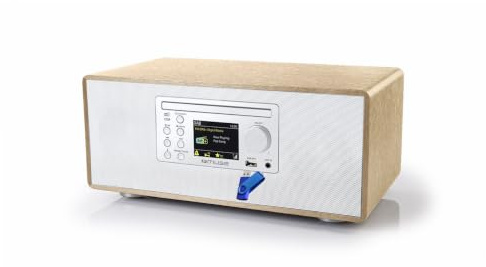 Muse M-695-DBTW Enceinte Bluetooth Salon 60W CD Dab+ FM NFC USB 32Go Blanc