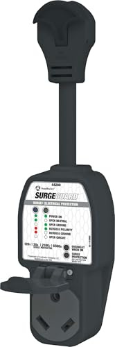 Southwire Surge Guard 30 Amp Portable RV Surge Protector with Enhanced Diagnostics, 2100 Joules, 44280