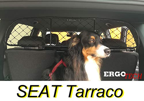 ERGOTECH Trennnetz Hundenetz RDA65-S8 kst015, für Hunde und Gepäck. Sicher, komfortabel für Ihren Hund, garantiert!