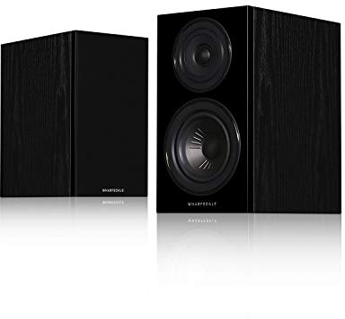 Wharfedale Diamond 12.1 - Altavoces para estantería o soporte (roble negro)