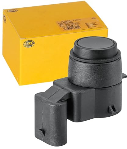 HELLA 6Px 358 141-831 Capteur, Aide Au Stationnement - 3Pôle - Inséré - Revernissable - Avec Bague De Fixation
