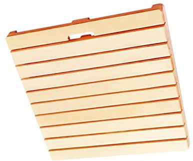 KDDEON Rechteckige Badematte aus Holz,Badematte aus Bambus-Entenbrett,Badematte aus Holz,Badezimmerzubehör,Mehrzweck-Bambusmatte,für den Innen- oder Außenbereich (50x70cm/20x28in)