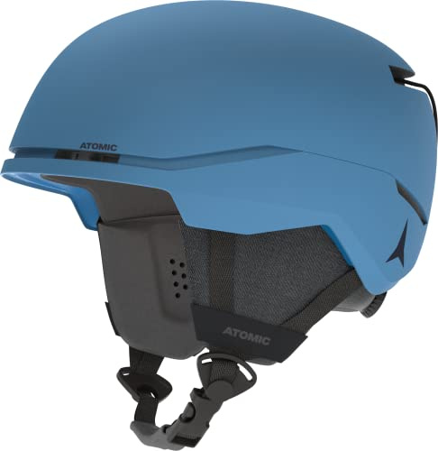 ATOMIC Four AMID Skihelm - Blue - Größe L - Helm für max. Sicherheit - Skihelme mit komfortablem 360° Fit System - Snowboardhelm mit Belüftungssystem - Kopfumfang 59-63 cm