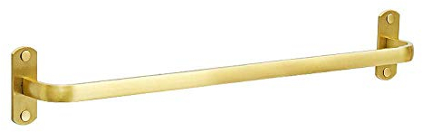 ALINZO Handtuchhalter, Handtuchhalter für Küche, Badezimmer, Schränke, Platz, Aluminium, Geschirrtuchhalter ohne Bohren, gebürstetes Gold, 60 cm